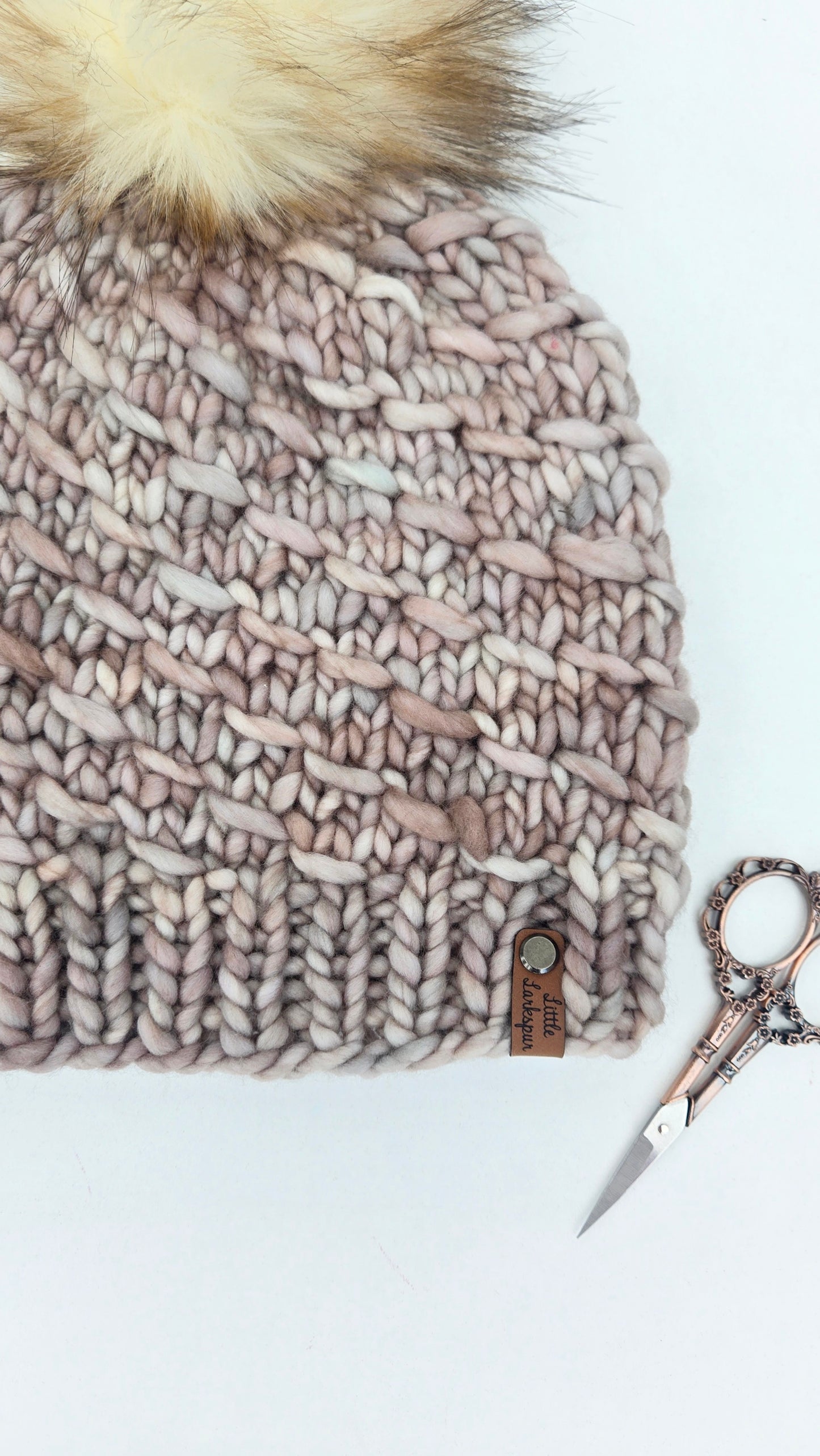 Luxury Adult Merino Wool Hand Knit Hat