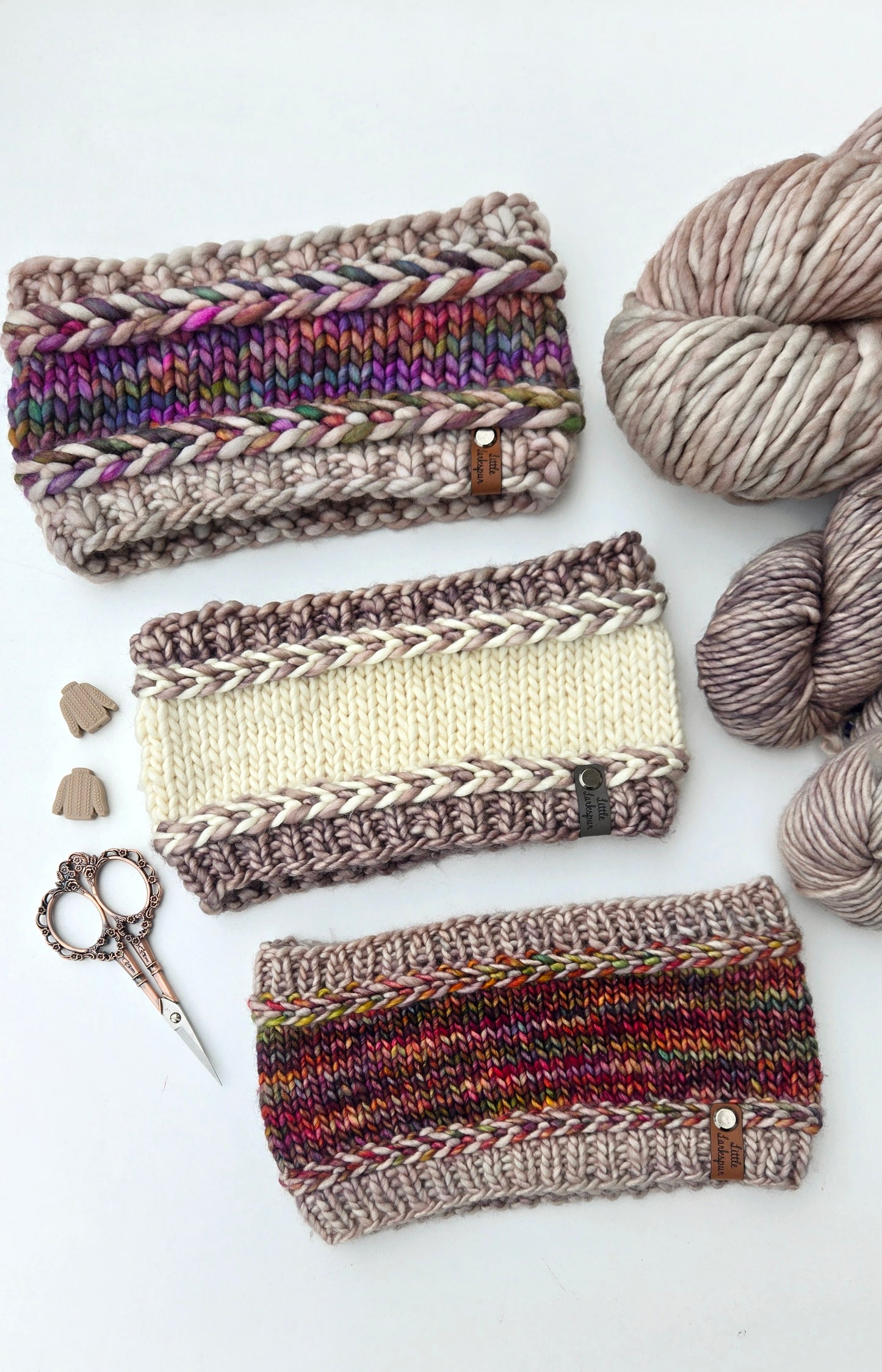 Tidal Crest Headband Pattern