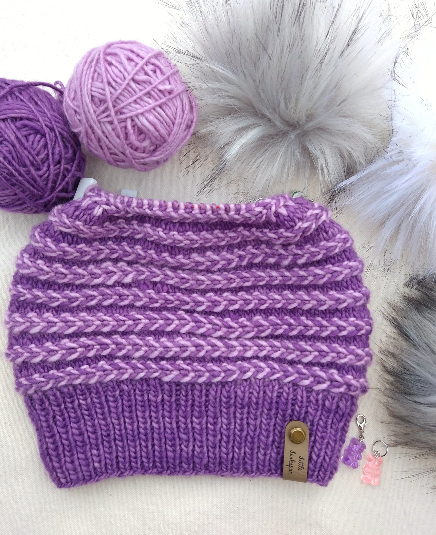 Mini Braids Beanie Pattern