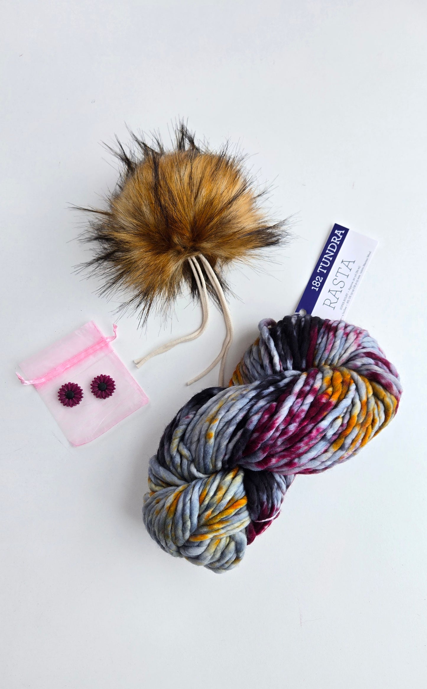 RASTA Yarn + Pom Kit: Tundra