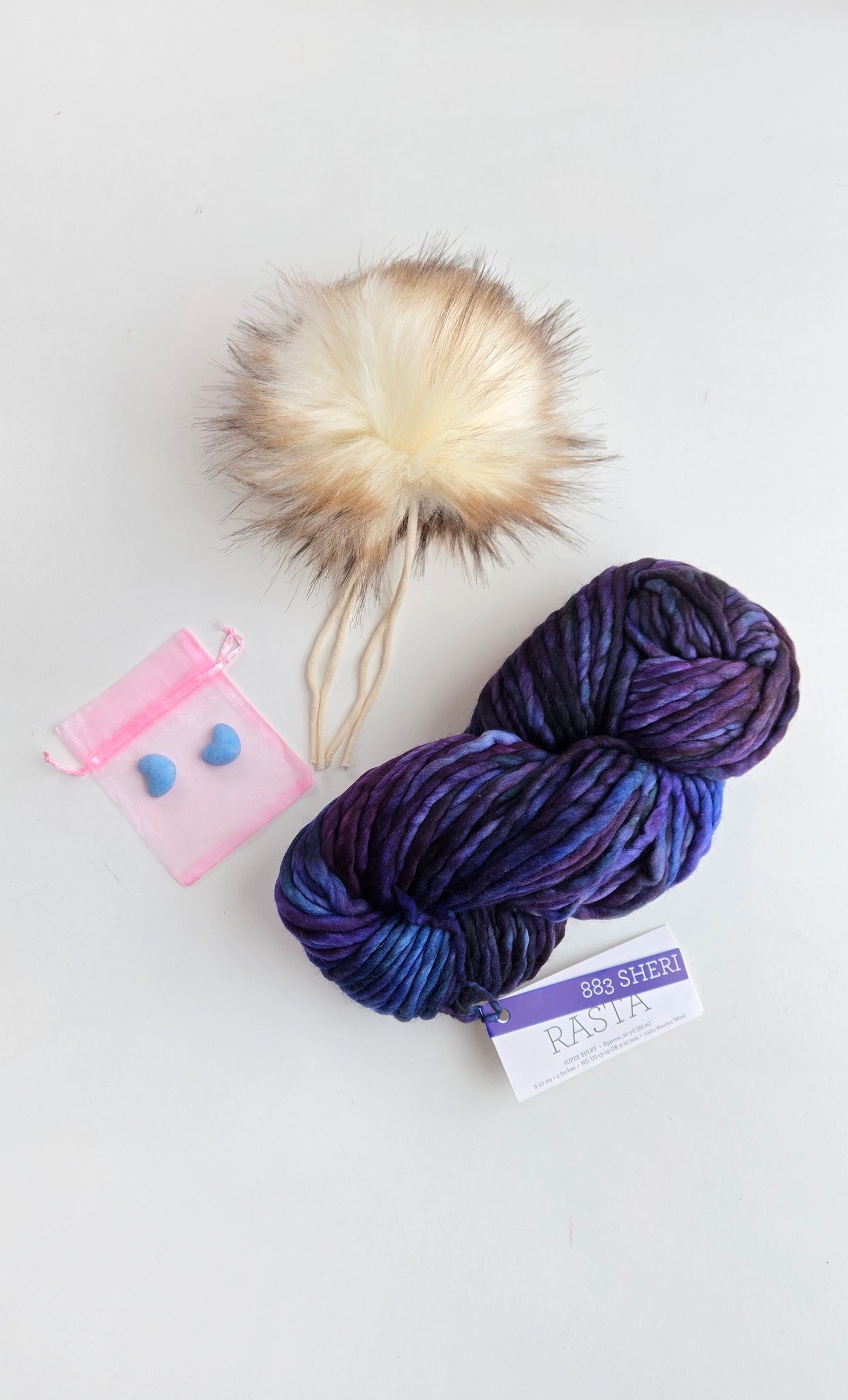 RASTA Yarn + Pom Kit: Sheri