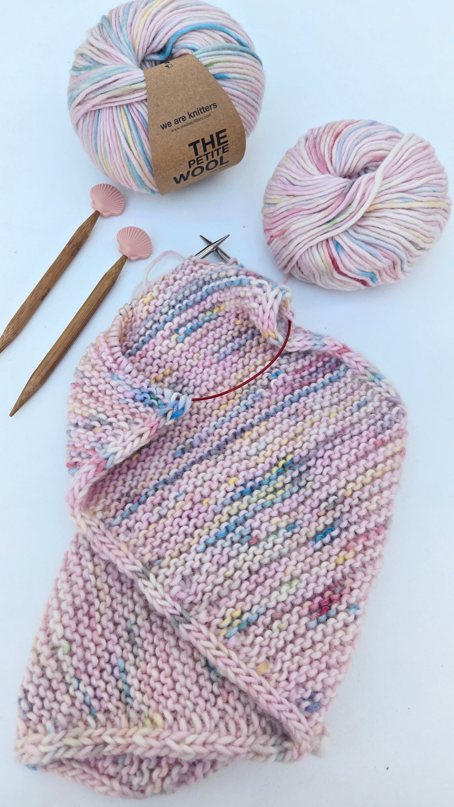 Hand Knit Scarf, Shawl
