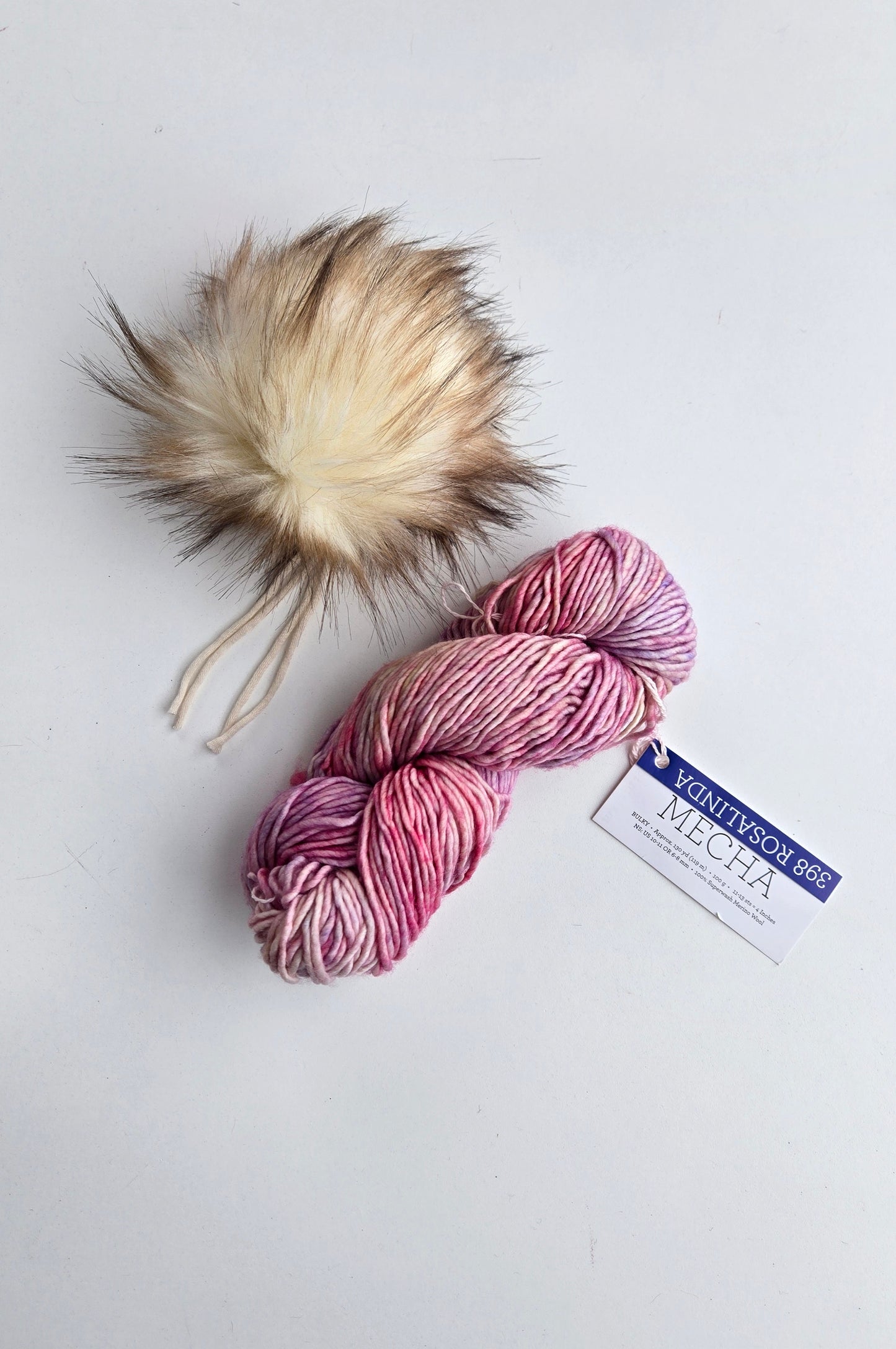 MECHA Yarn + Pom Kit: Rosalinda