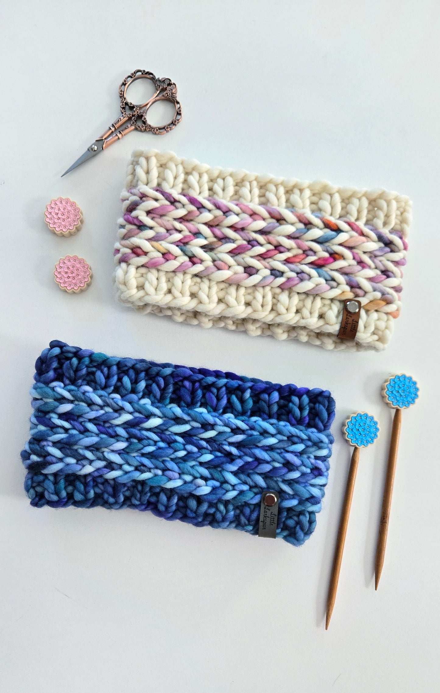 Merino Wool Adult Headband - Creams + Pastels