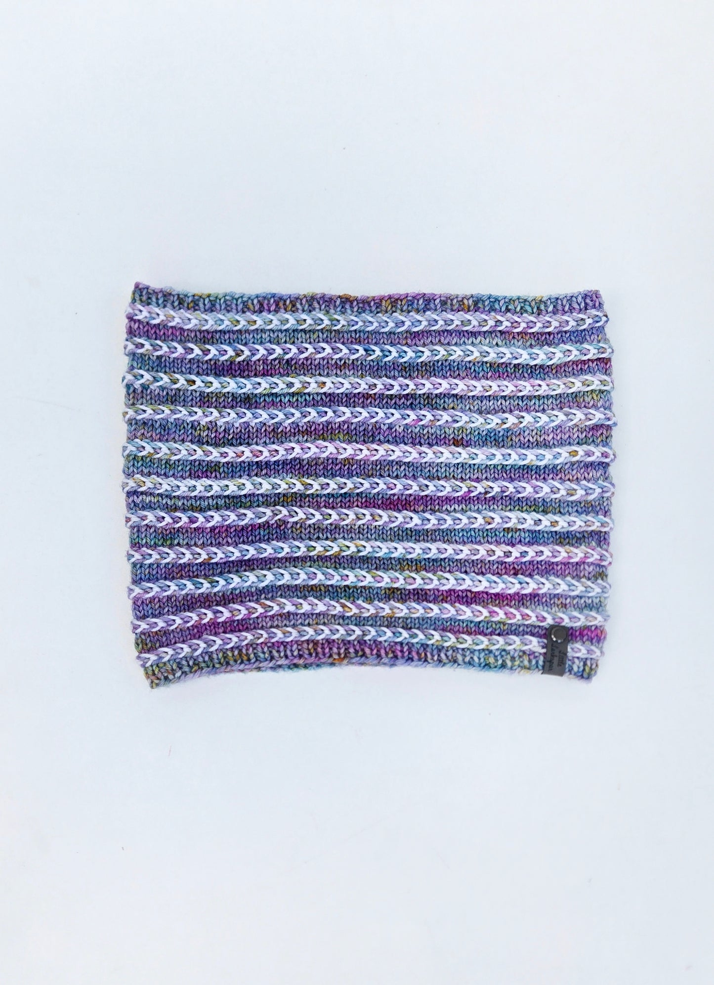 Adult Hand Knit Mini Braids Cowl