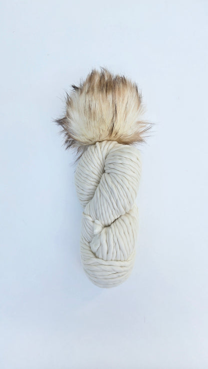 RASTA Yarn + Pom Kit: Natural