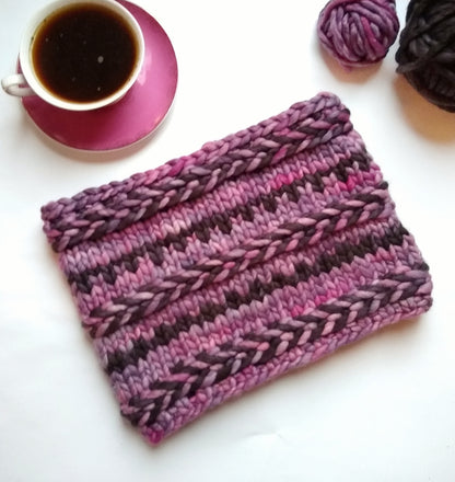 Banded Braids Cowl Pattern