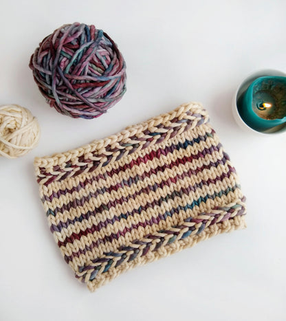 Banded Braids Cowl Pattern