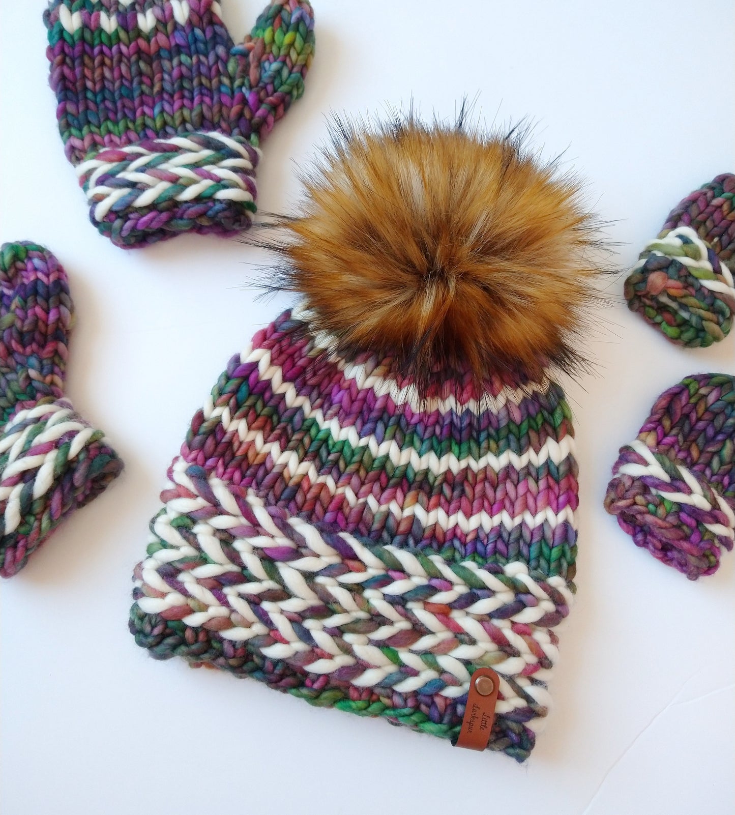 Banded Braids Beanie Pattern