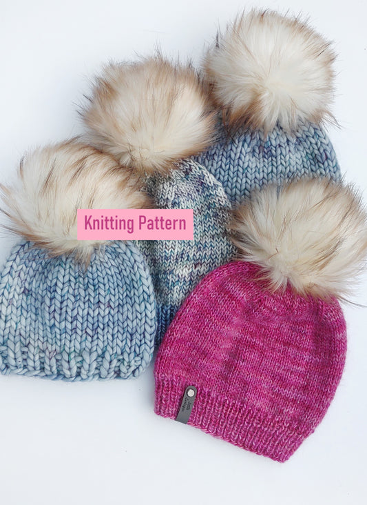 Allure Beanie Knitting Pattern