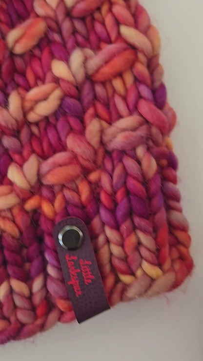 Luxury Adult Merino Wool Hand Knit Hat