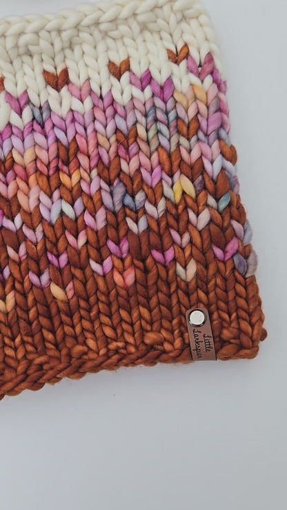 Luxury Hand Knit Cowl