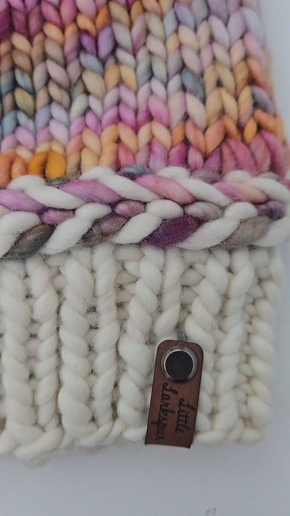 Luxury Merino Wool Adult Hand Knit Hat