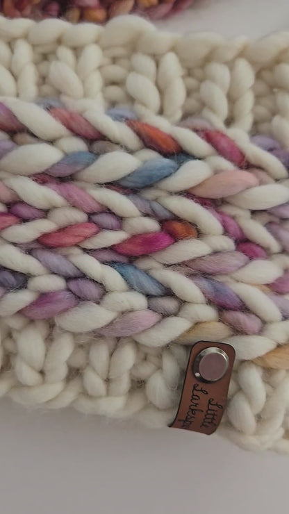 Merino Wool Adult Headband - Creams + Pastels