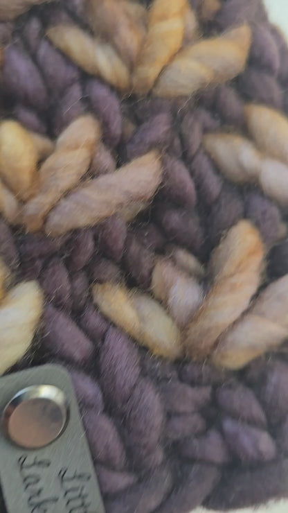 Merino Wool Adult Headband Lotus Flower Headband
