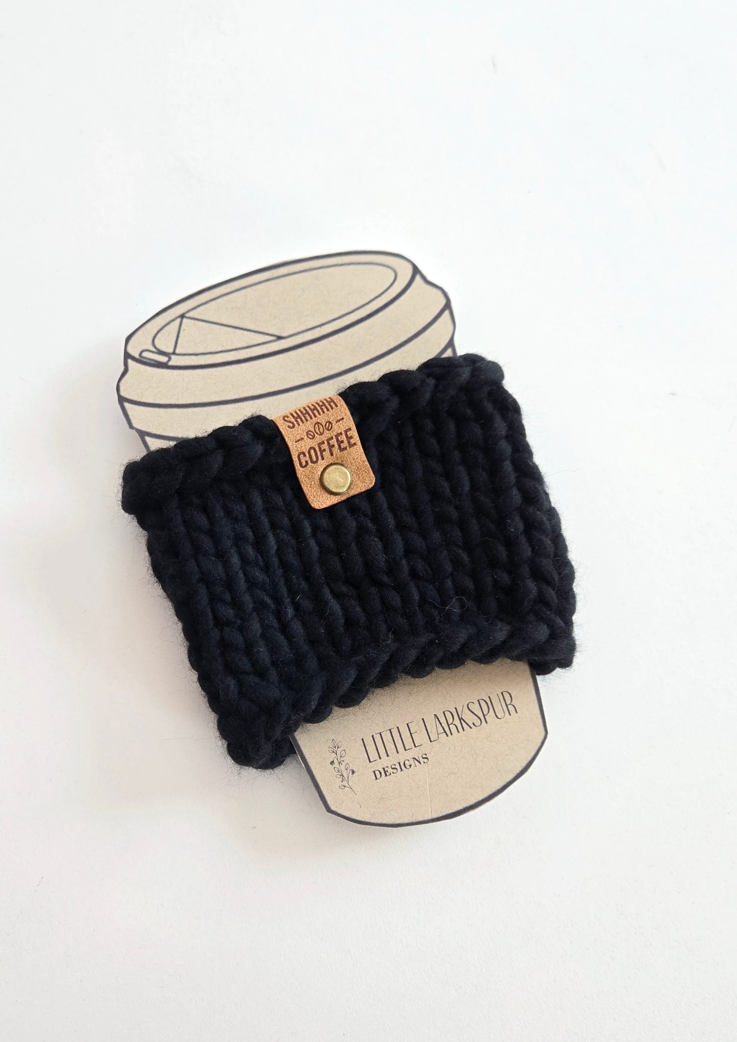 Coffee Cup Sleeve/Cozy - Black