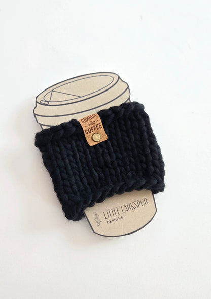 Coffee Cup Sleeve/Cozy - Black