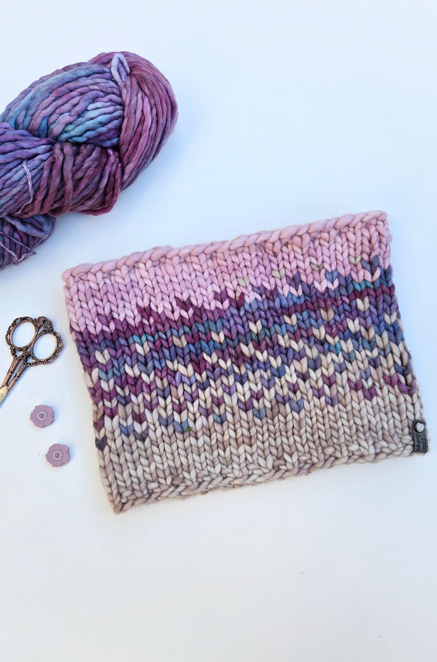 Luxury Hand Knit Cowl