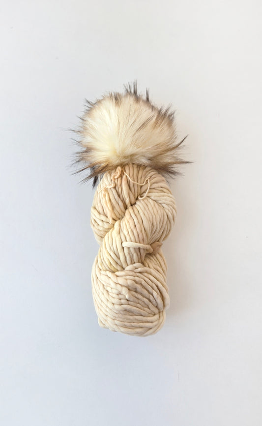 RASTA Yarn + Pom Kit: Ivory