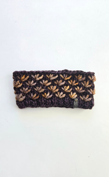 Merino Wool Adult Headband Lotus Flower Headband