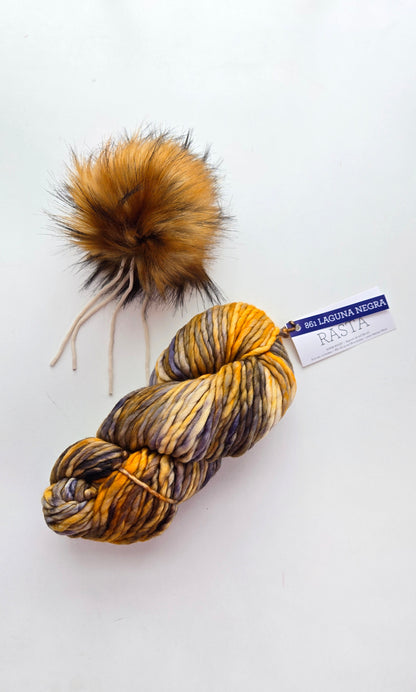 RASTA Yarn + Pom Kit: Laguna Negra