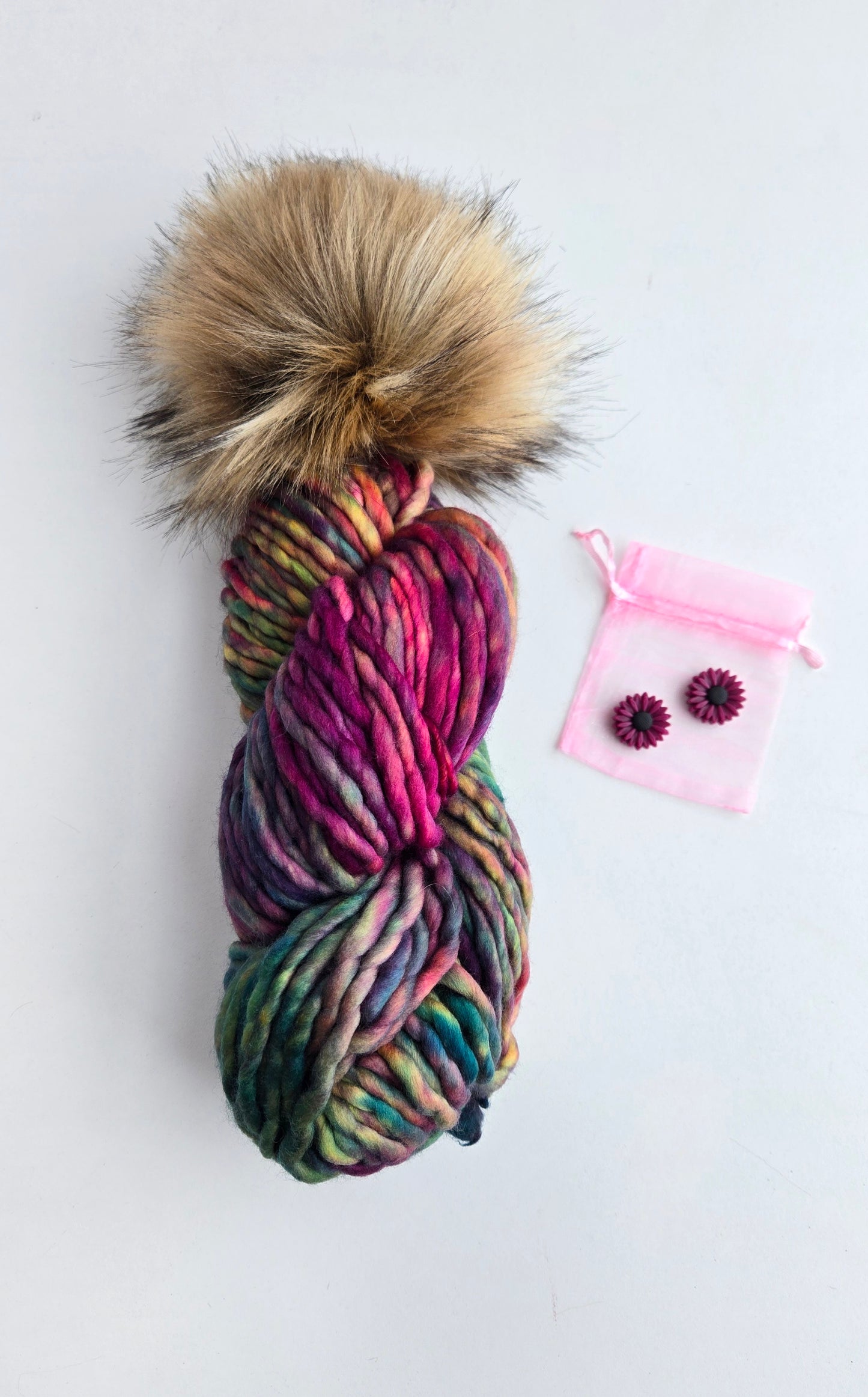 RASTA Yarn + Pom Kit: Arco Iris