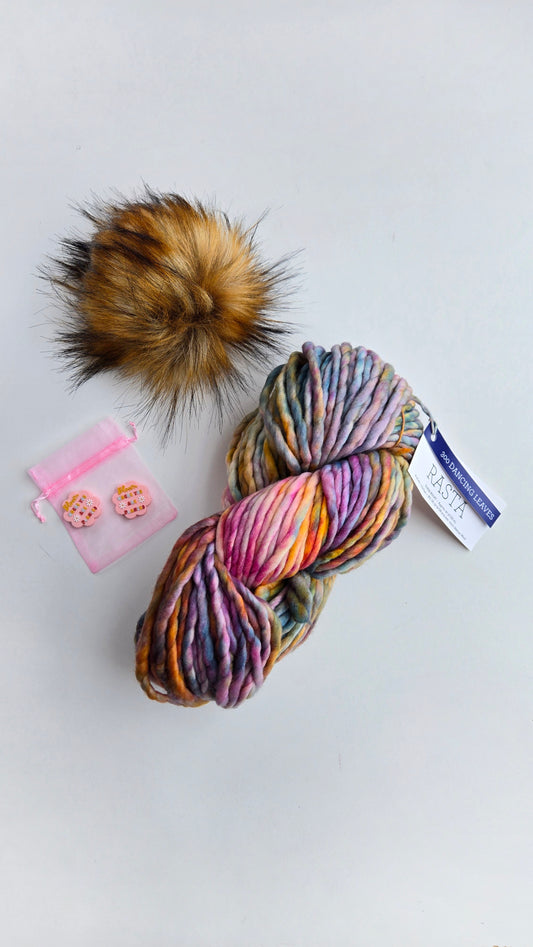 RASTA Yarn + Pom Kit: Dancing Leaves