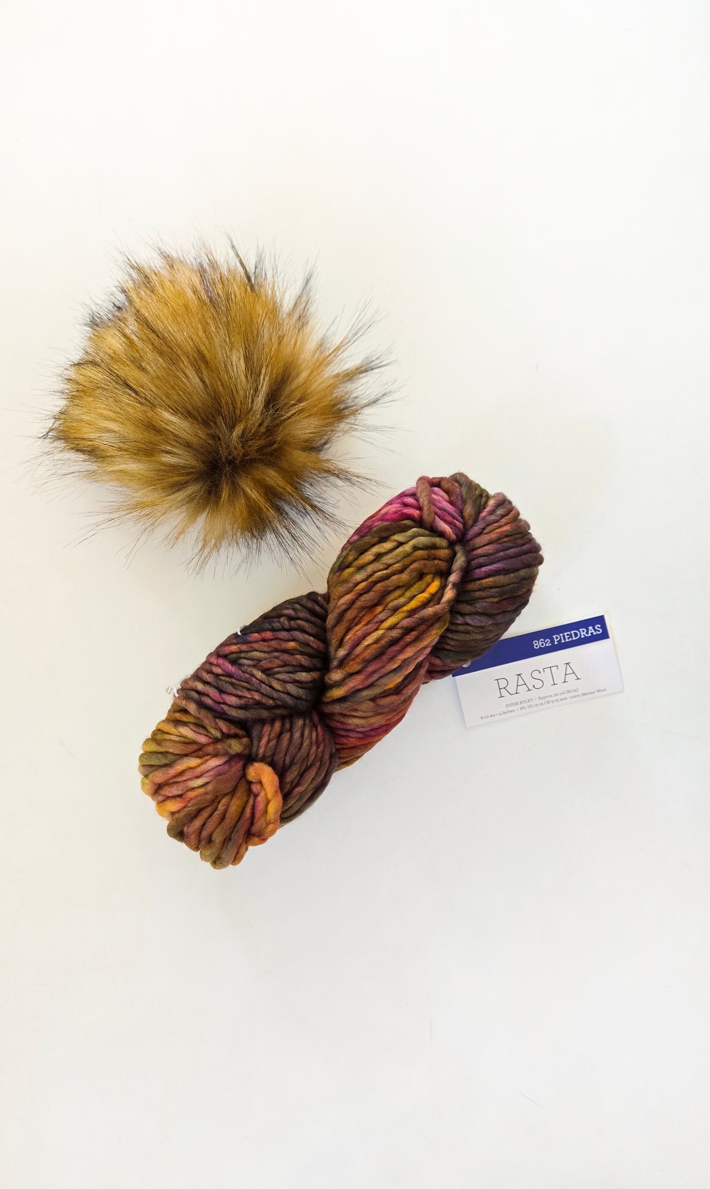 RASTA Yarn + Pom Kit: Piedras