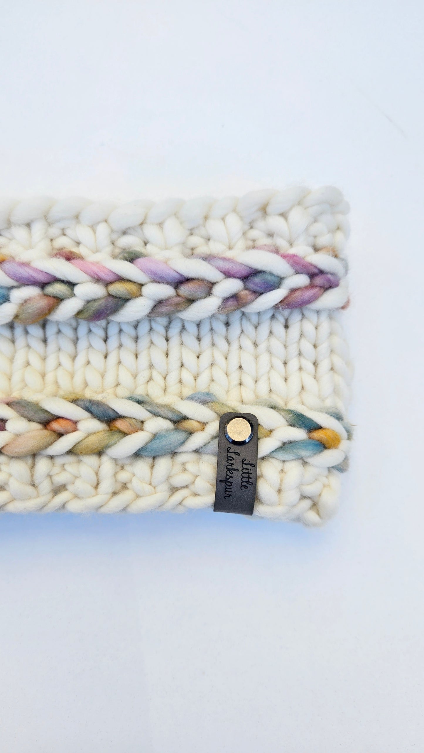 Merino Wool Adult Headband - Cream + Pastels