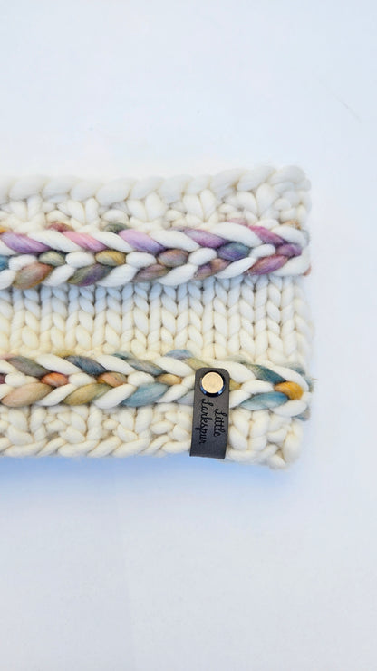 Merino Wool Adult Headband - Cream + Pastels