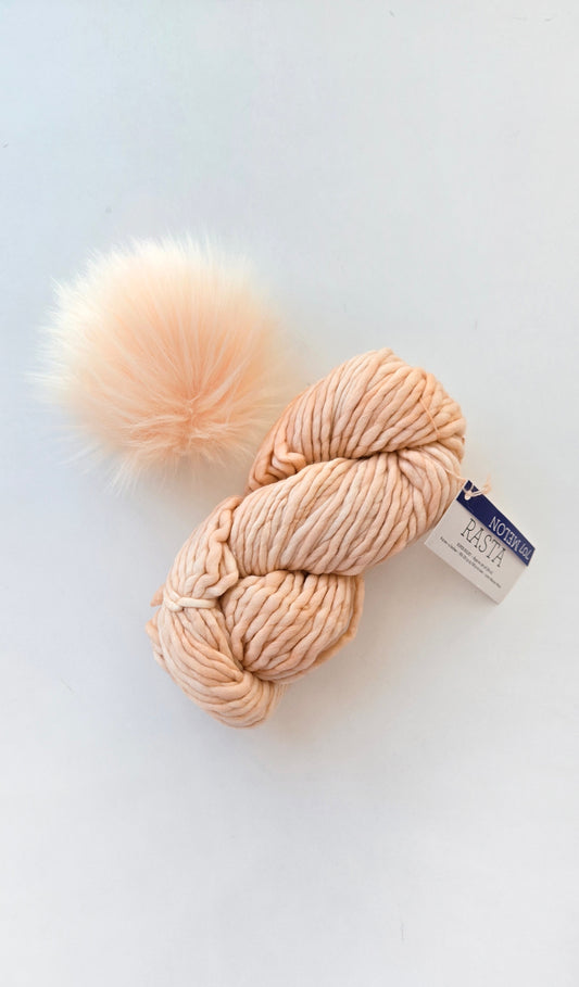 RASTA Yarn + Pom Kit: Melon