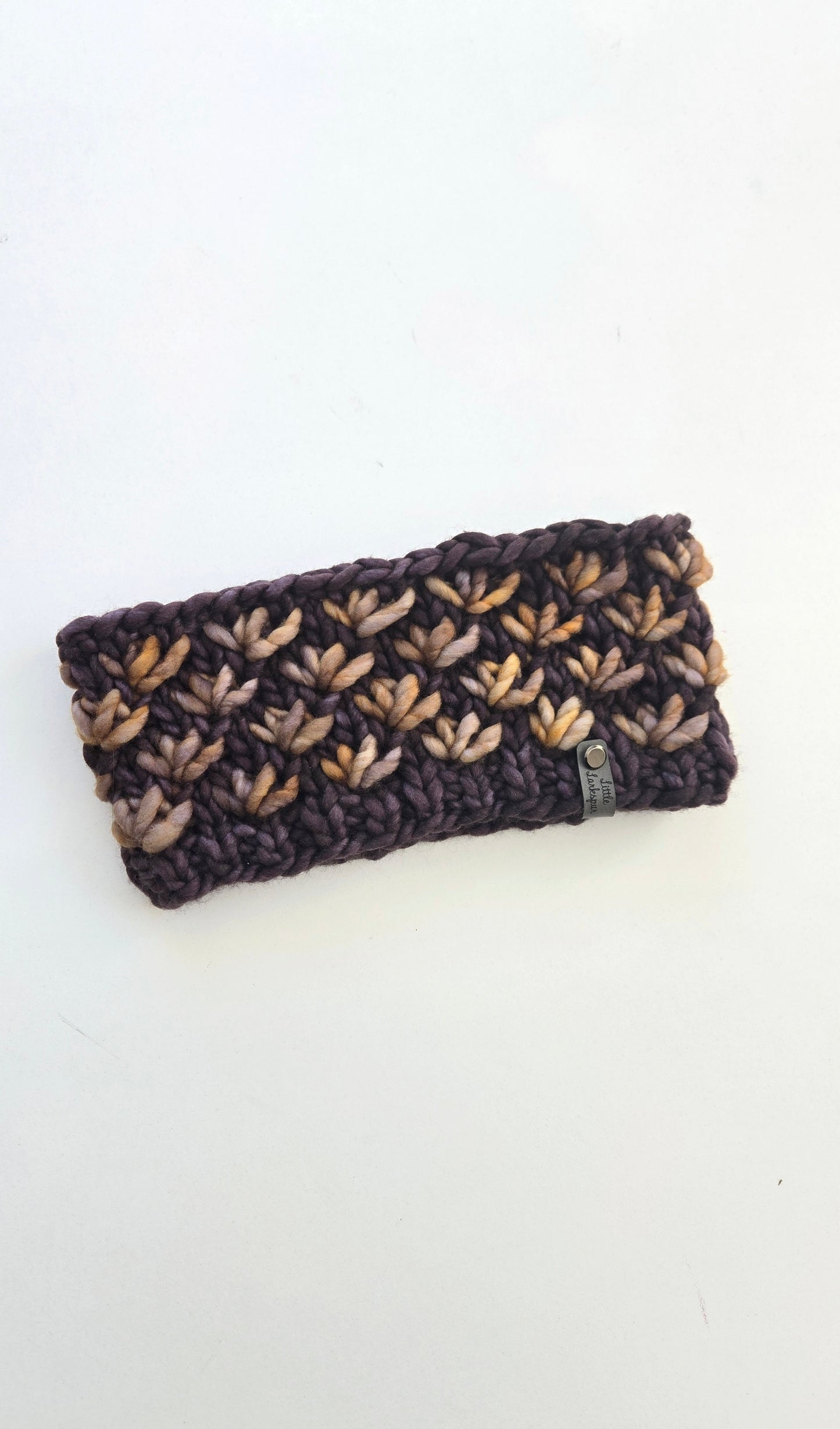 Merino Wool Adult Headband Lotus Flower Headband