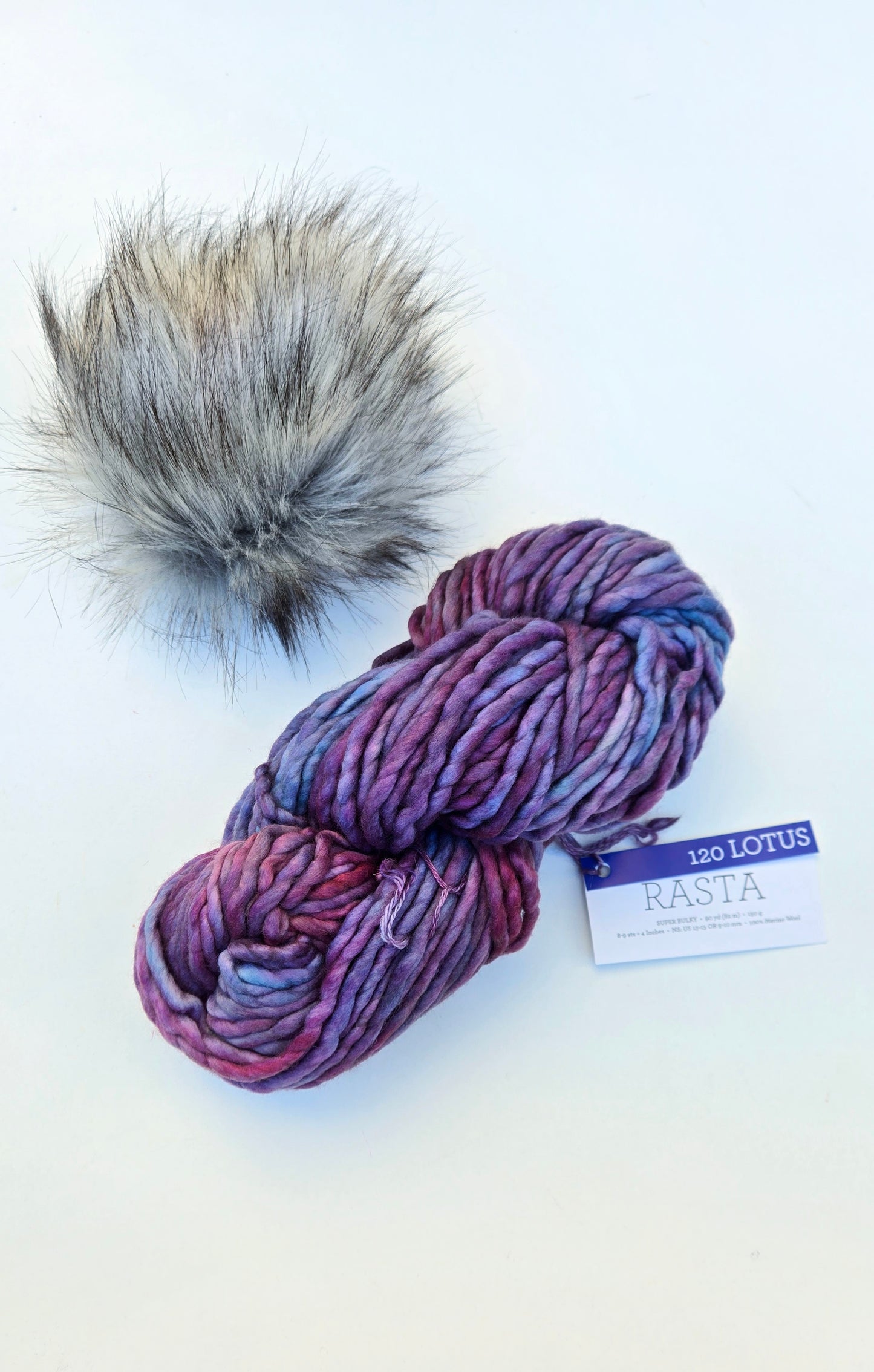 Yarn + Pom Kit: Lotus