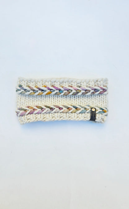 Merino Wool Adult Headband - Cream + Pastels