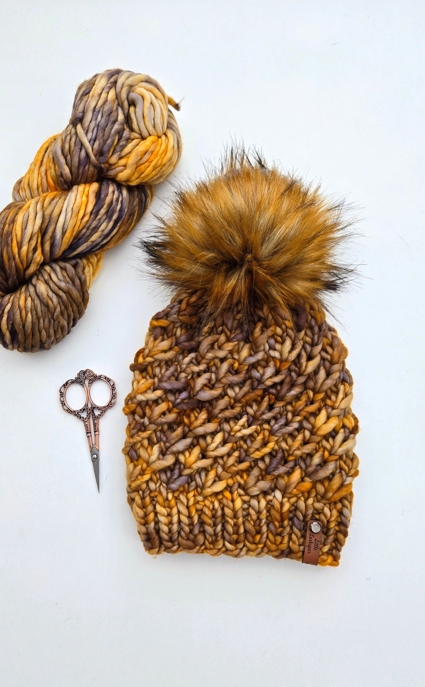 Luxury Adult Merino Wool Hand Knit Hat