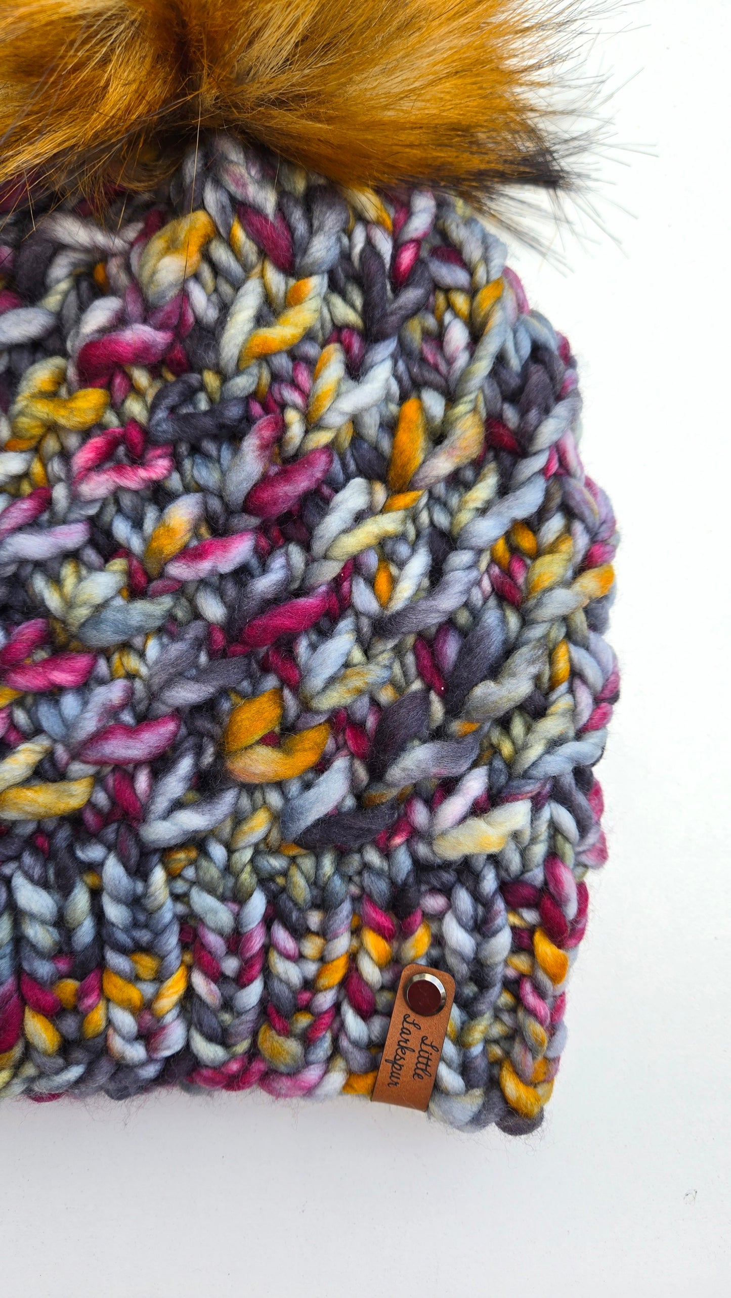 Luxury Adult Merino Wool Hand Knit Hat - Tundra