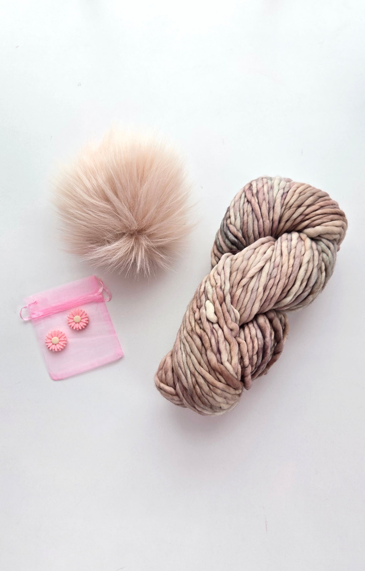 RASTA Yarn + Pom Kit: Whole Grain