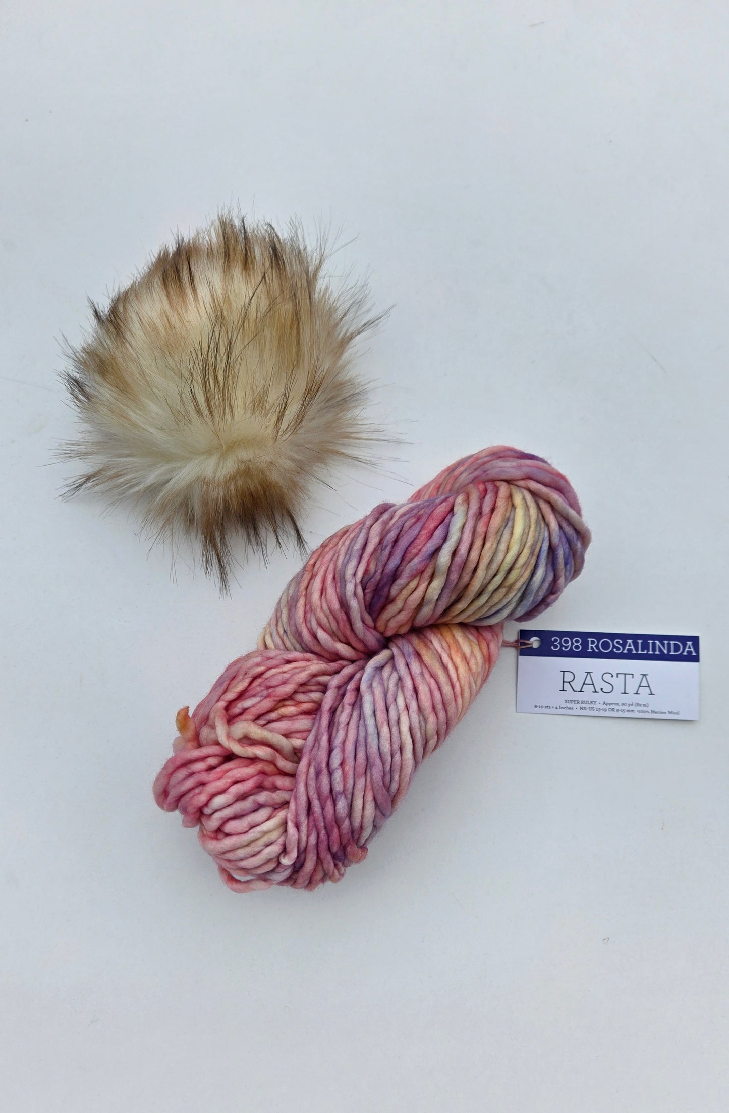Yarn + Pom Kit: Rosalinda