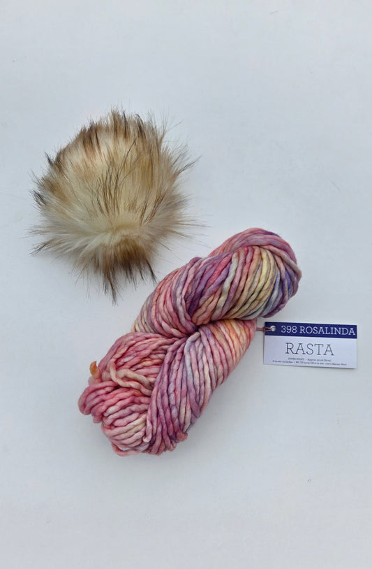 Yarn + Pom Kit: Rosalinda