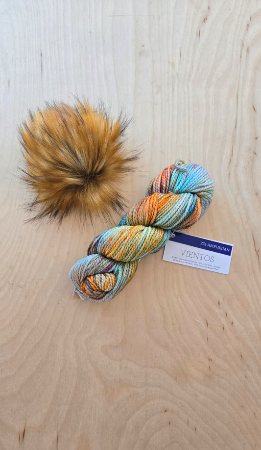VIENTOS Yarn + Pom Kit: Amphibian