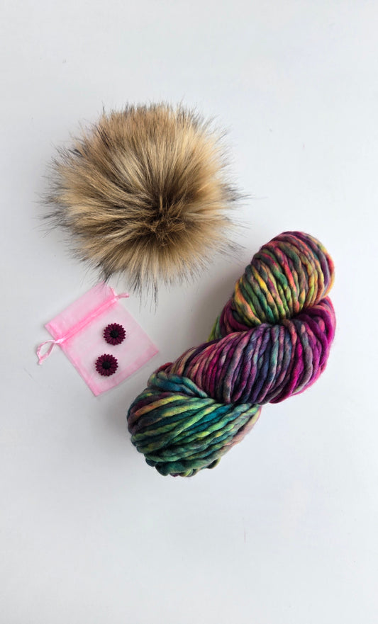 RASTA Yarn + Pom Kit: Arco Iris
