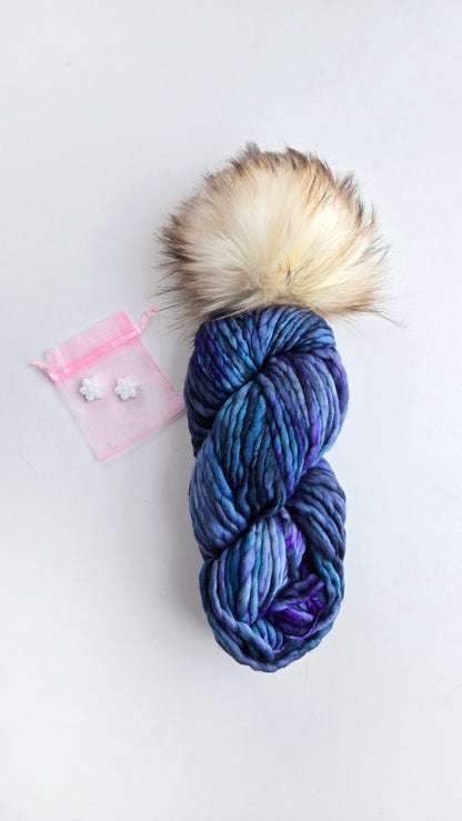 RASTA Yarn + Pom Kit: Azules