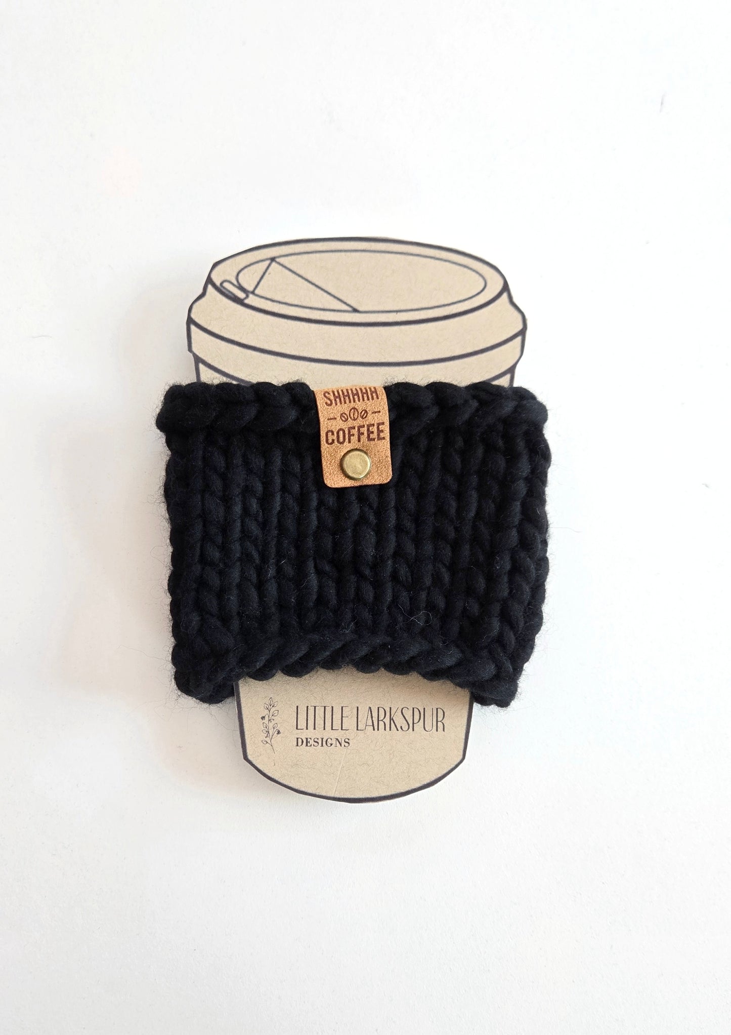 Coffee Cup Sleeve/Cozy - Black