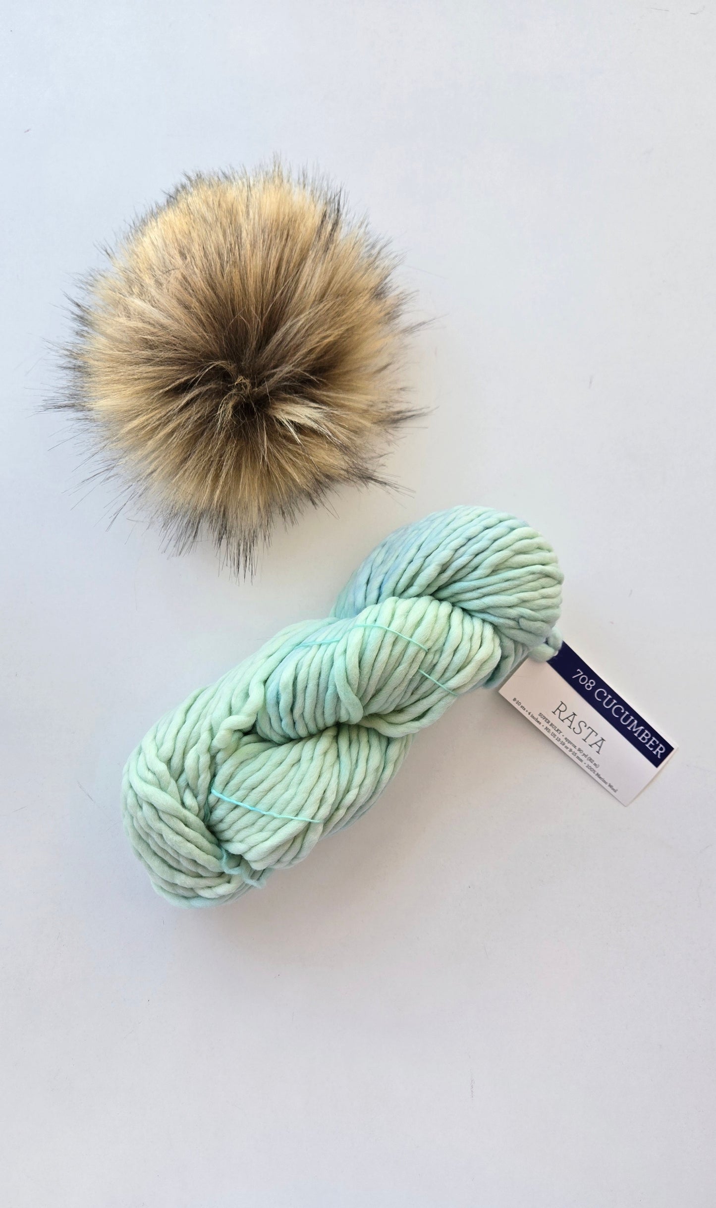 RASTA Yarn + Pom Kit: Cucumber